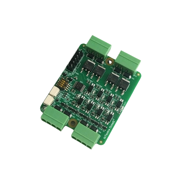 The IoTextra Octal2 features individually galvanically isolated 4 digital inputs and 4 outputs. Input voltage: 5-36VDC. Output types: open collector, NPN. Compatible with Raspberry, Arduino, Adafruit, XIAO, Teensy, Particle and other platforms. Can be used with IoTsmart or IoTbase modules. Open Source Hardware, Raspberry PICO, ESP32-S3, MicroPython, CircuitPython, Node-RED, Blynk, IoT, IIoT, Industry 4.0, embedded, Automation, Smart Home