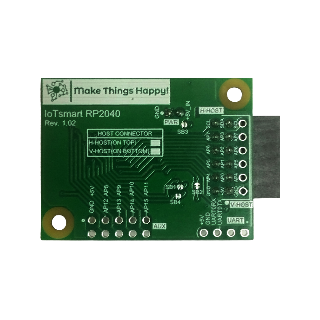 IoTsmart RP2040 - RP2040, Waveshare, Waveshare RP2040 Tiny, mezzanine, IoTextra, I2C, Open Source Hardware, IoT, IIoT, Industry 4.0, embedded, Automation, Smart Home, MicroPython, CircuitPython