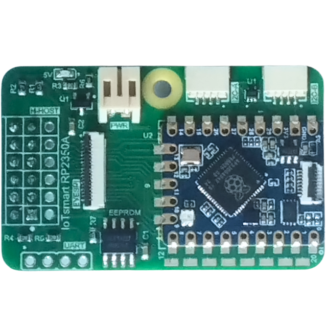 IoTsmart RP2350 - RP2350A, Waveshare, Waveshare RP2350 Tiny, mezzanine, IoTextra, I2C, Open Source Hardware, IoT, IIoT, Industry 4.0, embedded, Automation, Smart Home, MicroPython, CircuitPython