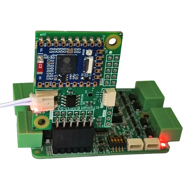 IoTsmart ESP32-S3 - ESP32-S3, Waveshare, Waveshare ESP32-S3 Mini, mezzanine, IoTextra, IoTextra Input, I2C, Open Source Hardware, IoT, IIoT, Industry 4.0, embedded, Automation, Tasmota, Node-RED, Blynk, IoTflow, MicroPython, CircuitPython, Espressif, Xtensa, wireless, WiFi, Bluetooth, BLE 