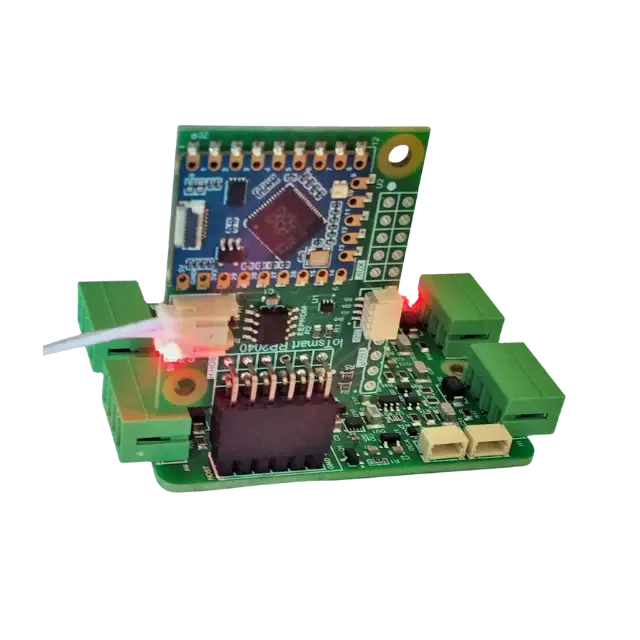 The IoTextra Analog module provides 4 differential analog input channels via two ADS1115 (16-bit ADC) on a single board. Input via GPIO or I2C (via Qwiic connectors). Compatible with Raspberry, Arduino, Adafruit, XIAO, Teensy, Particle and other platforms. Can be used with IoTsmart or IoTbase modules. Open Source Hardware, Raspberry PICO, ESP32-S3, MicroPython, CircuitPython, Tasmota, Node-RED, Blynk, IoTflow, IoT, IIoT, Industry 4.0, embedded, Automation, Smart Home
