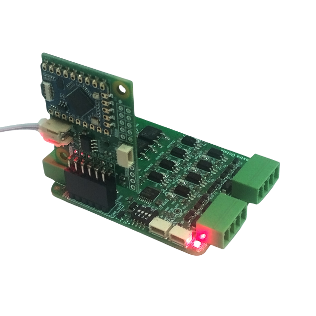 The IoTextra Octal2 features individually galvanically isolated 4 digital inputs and 4 outputs. Input voltage: 5-36VDC. Output types: open collector, NPN. Compatible with Raspberry, Arduino, Adafruit, XIAO, Teensy, Particle and other platforms. Can be used with IoTsmart or IoTbase modules. IoTsmart RP2040. Open Source Hardware, Raspberry PICO, ESP32-S3, MicroPython, CircuitPython, Node-RED, Blynk, IoT, IIoT, Industry 4.0, embedded, Automation, Smart Home