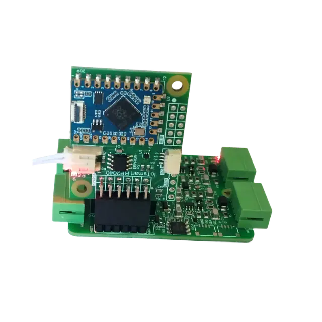 The IoTextra Combo module combines 2 analog differential inputs (via ADS1115, 16-bit) and 2 SPDT  relay outputs on a single board. Input via GPIO or I2C (via Qwiic connectors). Compatible with Raspberry, Arduino, Adafruit, XIAO, Teensy, Particle and other platforms. Can be used with IoTsmart or IoTbase modules. Open Source Hardware, Raspberry PICO, ESP32-S3, MicroPython, CircuitPython, Tasmota, Node-RED, Blynk, IoTflow, IoT, IIoT, Industry 4.0, embedded, Automation, Smart Home