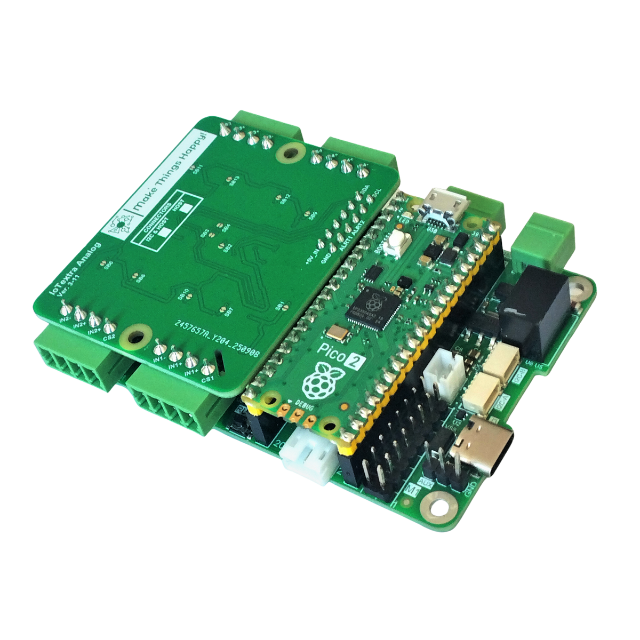 IoTbase PICO - carrier board for Raspberry PICO comparible board, Raspberry, PICO, PICO2, Pimoroni,  Waveshare, Waveshare RP2040 Plus, Waveshare RP2350 Plus, Waveshare ESP32-S3 PICO, Waveshare ESP32-C6 PICO, mezzanine, IoTextra, IoTextra Analog, ADS1115, I2C, Open Source Hardware, IoT, IIoT, Industry 4.0, embedded, Automation, Smart Home, Node-RED, Blynk, IoTflow, MicroPython, CircuitPython