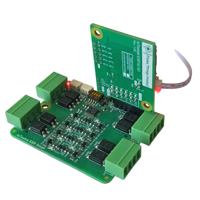 IoTsmart ESP32-S3 - ESP32-S3, Waveshare, Waveshare ESP32-S3 Mini, mezzanine, IoTextra, IoTextra SSR Small, I2C, Open Source Hardware, IoT, IIoT, Industry 4.0, embedded, Automation, Smart Home, Tasmota, Node-RED, Blynk, IoTflow, MicroPython, CircuitPython, Espressif, Xtensa, wireless, WiFi, Bluetooth, BLE 
