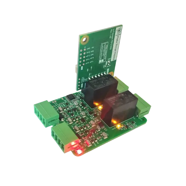 The IoTextra Combo module combines 2 analog differential inputs (via ADS1115, 16-bit) and 2 SPDT  relay outputs on a single board. Input via GPIO or I2C (via Qwiic connectors). Compatible with Raspberry, Arduino, Adafruit, XIAO, Teensy, Particle and other platforms. Can be used with IoTsmart or IoTbase modules. Open Source Hardware, Raspberry PICO, ESP32-S3, MicroPython, CircuitPython, Tasmota, Node-RED, Blynk, IoTflow, IoT, IIoT, Industry 4.0, embedded, Automation, Smart Home