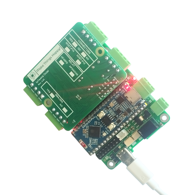 The IoTextra Octal hybrid module features 4 isolated digital inputs, 2 robust transistor outputs, and 2 SPST electromechanical relays. Input voltage: 5-36VDC. Versatile switching for both high-speed and high-load tasks. Compatible with Raspberry Pi, Raspberry Pi Pico, Arduino, ESP32. Can be used with IoTsmart or IoTbase modules. IoTbase PICO and Waveshare_ESP32-S3-Pico.  Open Source Hardware. Supports Node-RED, Tasmota, and MicroPython
