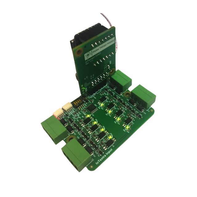 The IoTextra Input module is 8 galvanically isolated digital input channels. The input signal level is 24 V. Input via GPIO or I2C (via Qwiic connectors and TCA9534). Compatible with Raspberry, Arduino, Adafruit, XIAO, Teensy, Particle and other platforms. Can be used with IoTsmart or IoTbase modules. IoTsmart XIAO, Seeed Studio. Open Source Hardware, Raspberry PICO, ESP32-S3, MicroPython, CircuitPython, Node-RED, Blynk, IoT, IIoT, Industry 4.0, embedded, Automation, Smart Home