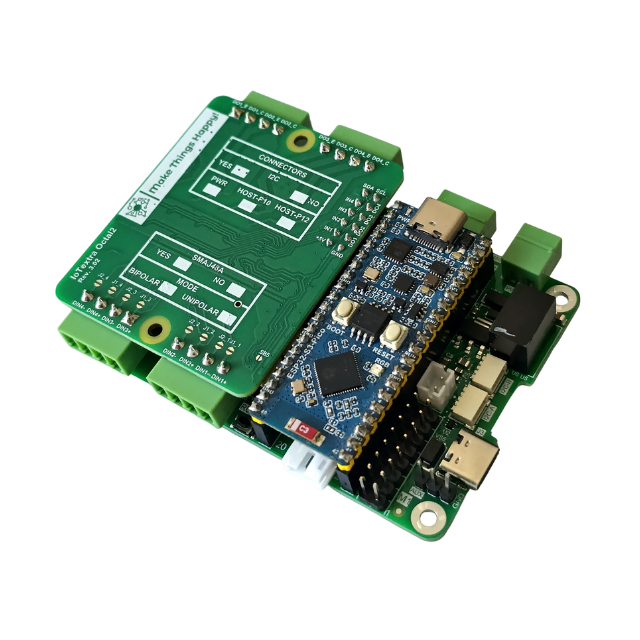 The IoTextra Octal2 features individually galvanically isolated 4 digital inputs and 4 outputs. Input voltage: 5-36VDC. Output types: open collector, NPN. Compatible with Raspberry, Arduino, Adafruit, XIAO, Teensy, Particle and other platforms. Can be used with IoTsmart or IoTbase modules. IoTbase PICO, ESP32S3-PICO. Open Source Hardware, Raspberry PICO, ESP32-S3, MicroPython, CircuitPython, Node-RED, Blynk, IoT, IIoT, Industry 4.0, embedded, Automation, Smart Home