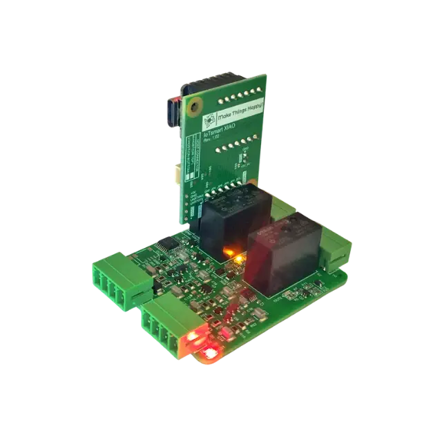 The IoTextra Combo module combines 2 analog differential inputs (via ADS1115, 16-bit) and 2 SPDT  relay outputs on a single board. Input via GPIO or I2C (via Qwiic connectors). Compatible with Raspberry, Arduino, Adafruit, XIAO, Teensy, Particle and other platforms. Can be used with IoTsmart or IoTbase modules. Open Source Hardware, Raspberry PICO, ESP32-S3, MicroPython, CircuitPython, Tasmota, Node-RED, Blynk, IoTflow, IoT, IIoT, Industry 4.0, embedded, Automation, Smart Home