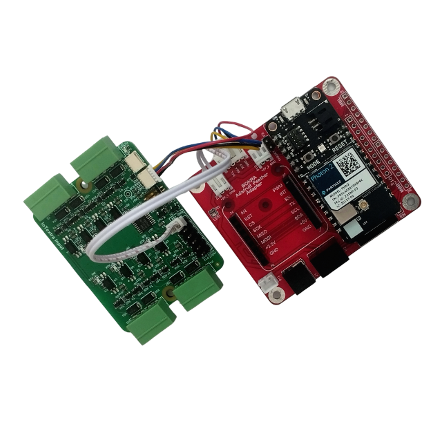 The IoTextra Input module is 8 galvanically isolated digital input channels. The input signal level is 24 V. Input via GPIO or I2C (via Qwiic connectors and TCA9534). Compatible with Raspberry, Arduino, Adafruit, XIAO, Teensy, Particle and other platforms. Can be used with IoTsmart or IoTbase modules. Feather Adaptor, Proton2. Open Source Hardware, Raspberry PICO, ESP32-S3, MicroPython, CircuitPython, Node-RED, Blynk, IoT, IIoT, Industry 4.0, embedded, Automation, Smart Home