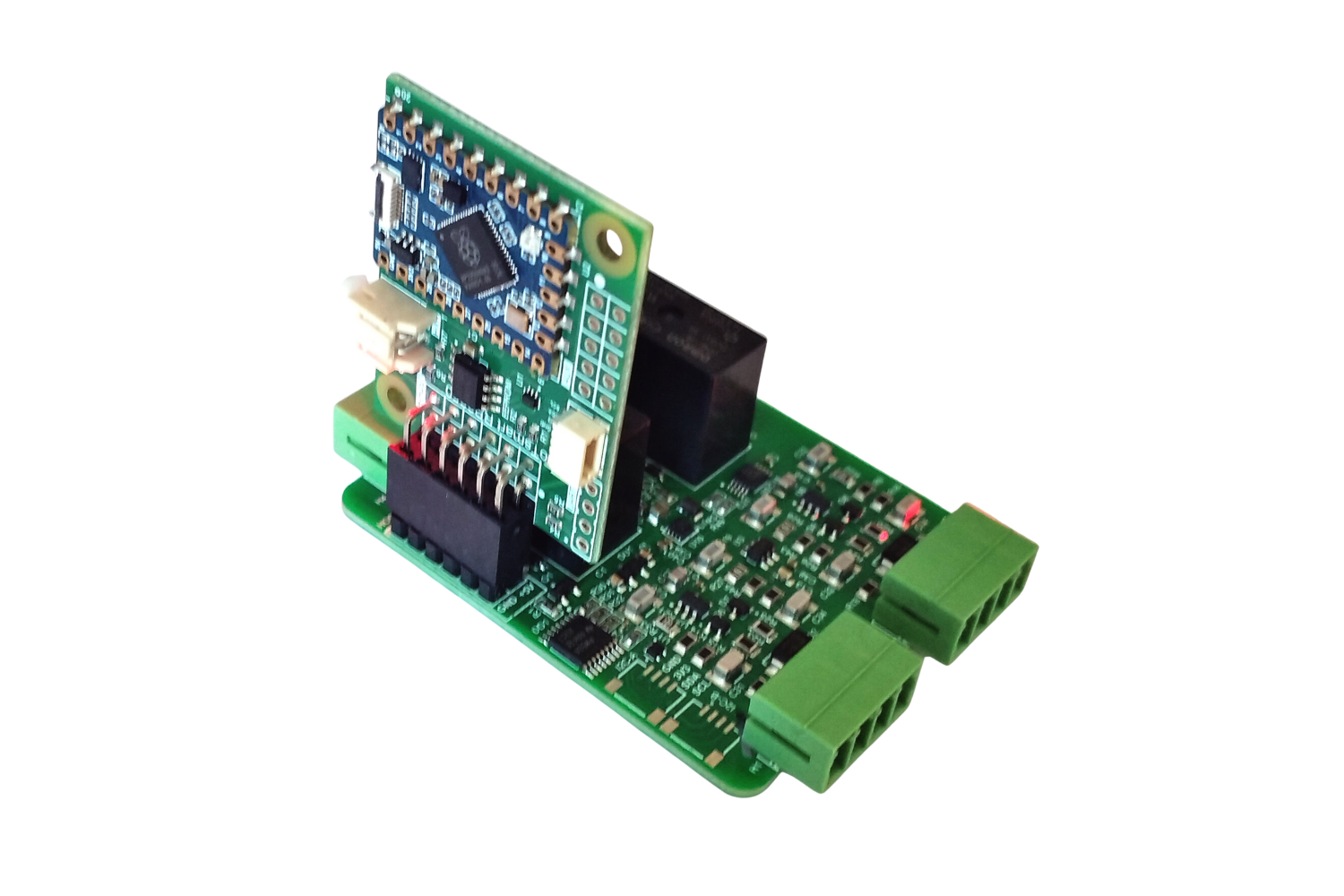 IoTsmart RP2350 - RP2350A, Waveshare, Waveshare RP2350 Tiny, mezzanine, IoTextra, IoTextra Combo, ADS1115, relay, I2C, Open Source Hardware, IoT, IIoT, Industry 4.0, embedded, Automation, Smart Home, MicroPython, CircuitPython