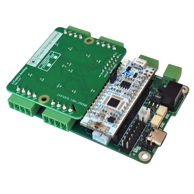 The IoTextra Analog module provides 4 differential analog input channels via two ADS1115 (16-bit ADC) on a single board. Input via GPIO or I2C (via Qwiic connectors). Compatible with Raspberry, Arduino, Adafruit, XIAO, Teensy, Particle and other platforms. Can be used with IoTsmart or IoTbase modules. Open Source Hardware, Raspberry PICO, ESP32-S3, MicroPython, CircuitPython, Tasmota, Node-RED, Blynk, IoTflow, IoT, IIoT, Industry 4.0, embedded, Automation, Smart Home