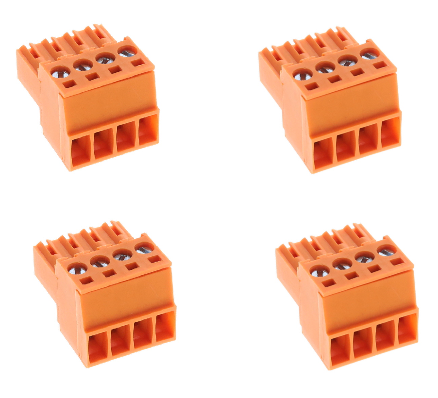 4-Pack, 10A, Terminal Block, IoTextra