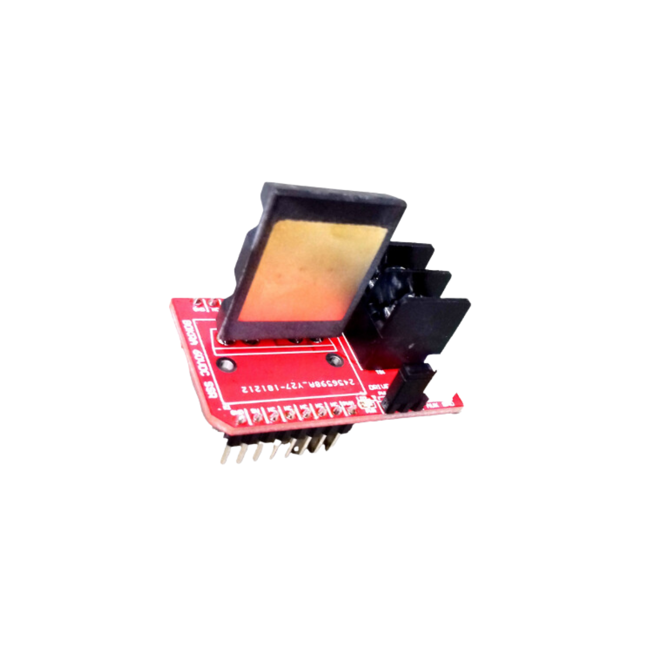 60 VDC SSR - Solid State Relay, mikroBUS, Click boards, MikroElektronika, CPC1709, IXYS, SPST NO, 1-Form-A, Terminal block, Barrier block, PWM, Open Source Hardware, IoT, IIoT, Industry 4.0, embedded, Automation, Smart Home, MicroPython
