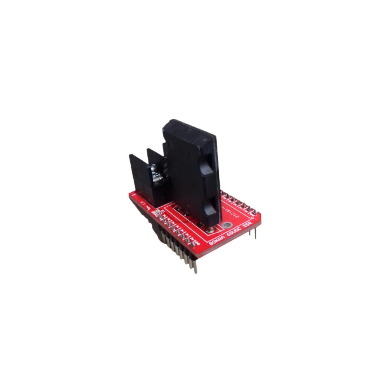60 VDC SSR - Solid State Relay, mikroBUS, Click boards, MikroElektronika, CPC1709, IXYS, SPST NO, 1-Form-A, Terminal block, Barrier block, PWM, Open Source Hardware, IoT, IIoT, Industry 4.0, embedded, Automation, Smart Home, MicroPython