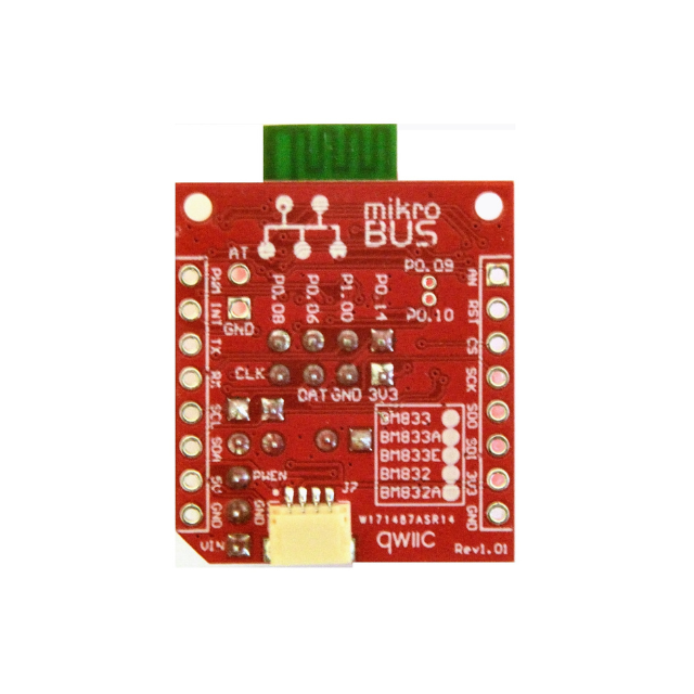 BM83x module - Fanstel SIP system-in-package, BM833, BM833A, BM833E, BM832, BM832A, Nordic, nRF52833, nRF52832, nRF52811, nRF52810, SOM, MCU, CortexM4, USB, I2C,  WiFi, BLE, mikroBUS, IoT, IIoT,embedded, Automation, Smart Home