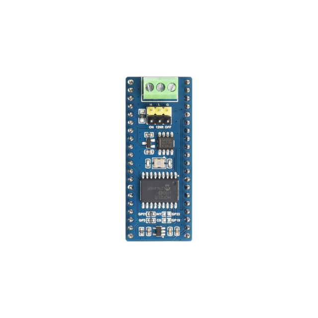 PICO-CAN-B module - Waveshare, Raspberry Pi Pico, SPI, CAN bus, MCP2515, Microchip, SIT65HVD230DR, Open Source Hardware, IoT, IIoT,embedded, Automation, Smart Home