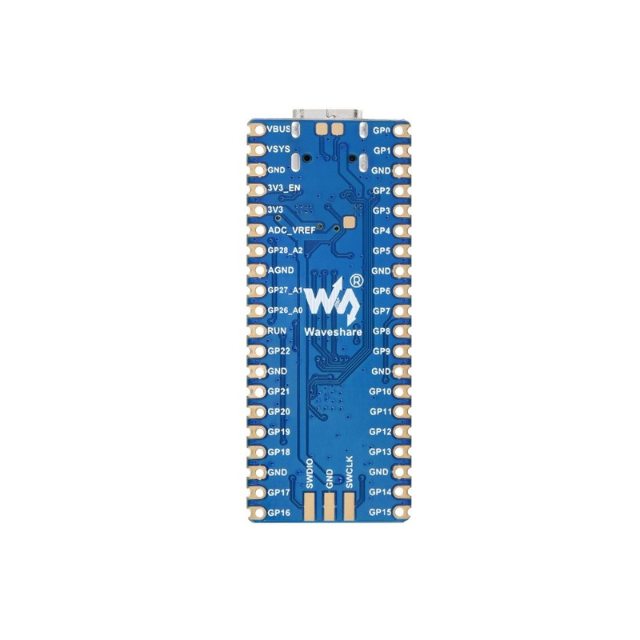 RP2040 Plus module - Waveshare RP2040, SOM, Dual-core Arm CortexM0+, MCU, 4MB/16MB (optional) of on-board Flash memory, USB, recharge header, 8 × Programmable I/O (PIO) state machines, IoT, IIoT,embedded, Automation, Smart Home