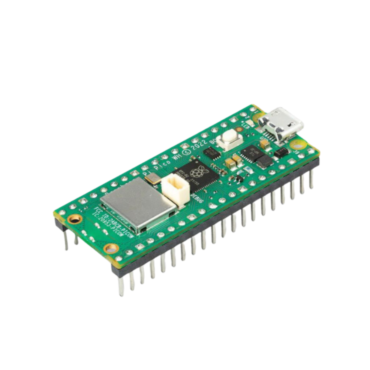 RP2040 WH module - Raspberry Pi PICO, RP2040, SOM, Dual-core Arm CortexM0+, MCU, USB, 8 × Programmable I/O (PIO) state machines, WiFi, BLE, Infineon, CYW43439, IoT, IIoT,embedded, Automation, Smart Home