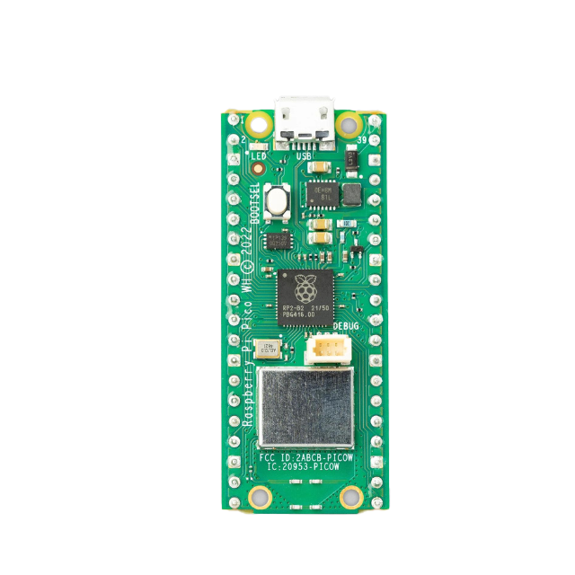 RP2040 WH module - Raspberry Pi PICO, RP2040, SOM, Dual-core Arm CortexM0+, MCU, USB, 8 × Programmable I/O (PIO) state machines, WiFi, BLE, Infineon, CYW43439, IoT, IIoT,embedded, Automation, Smart Home