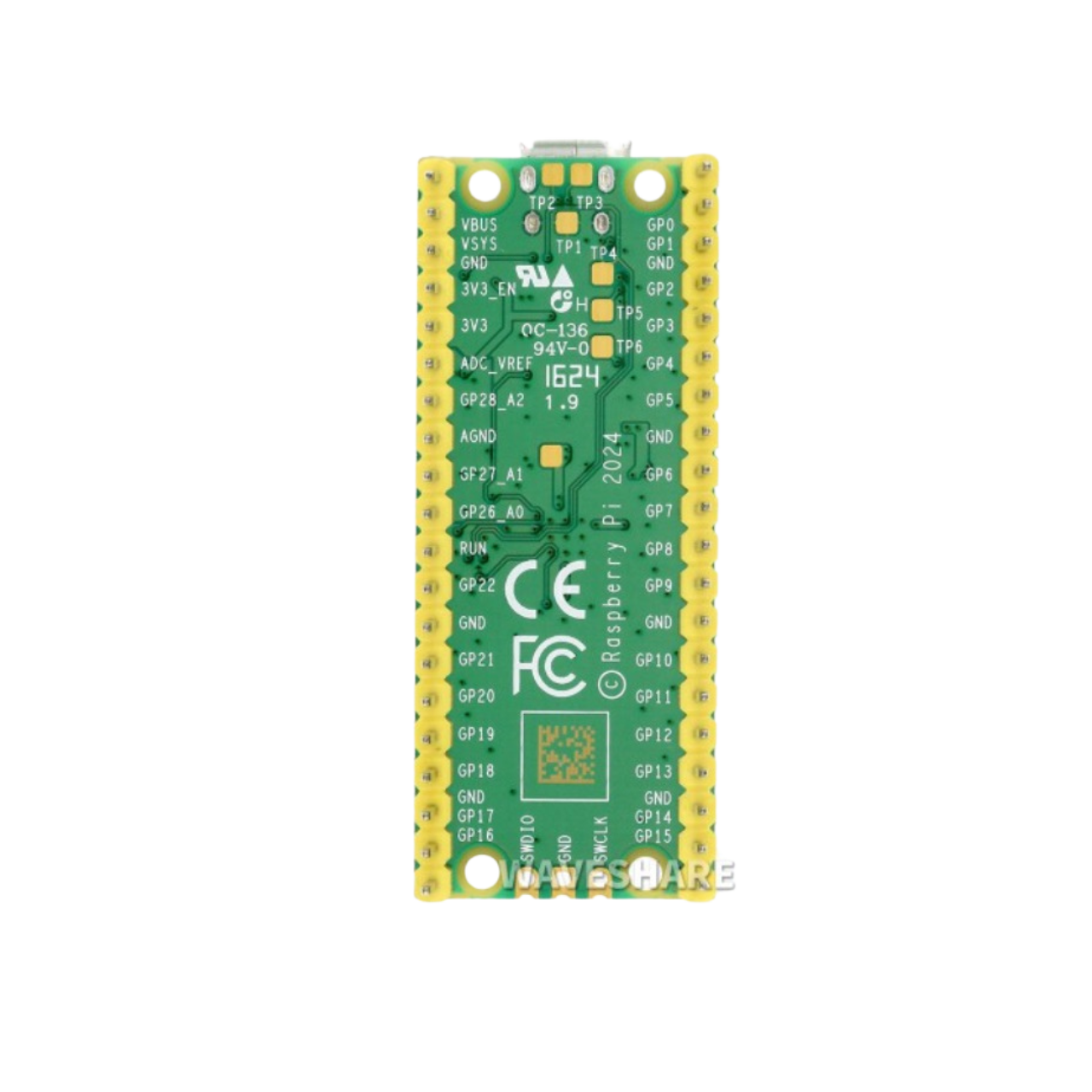 RP2350 PICO2 module - Raspberry Pi PICO, RP2350, SOM, Dual-core Arm CortexM33, Dual-core Hazard3 RISC-V, MCU, USB, 12 × Programmable I/O (PIO) state machines, IoT, IIoT,embedded, Automation, Smart Home