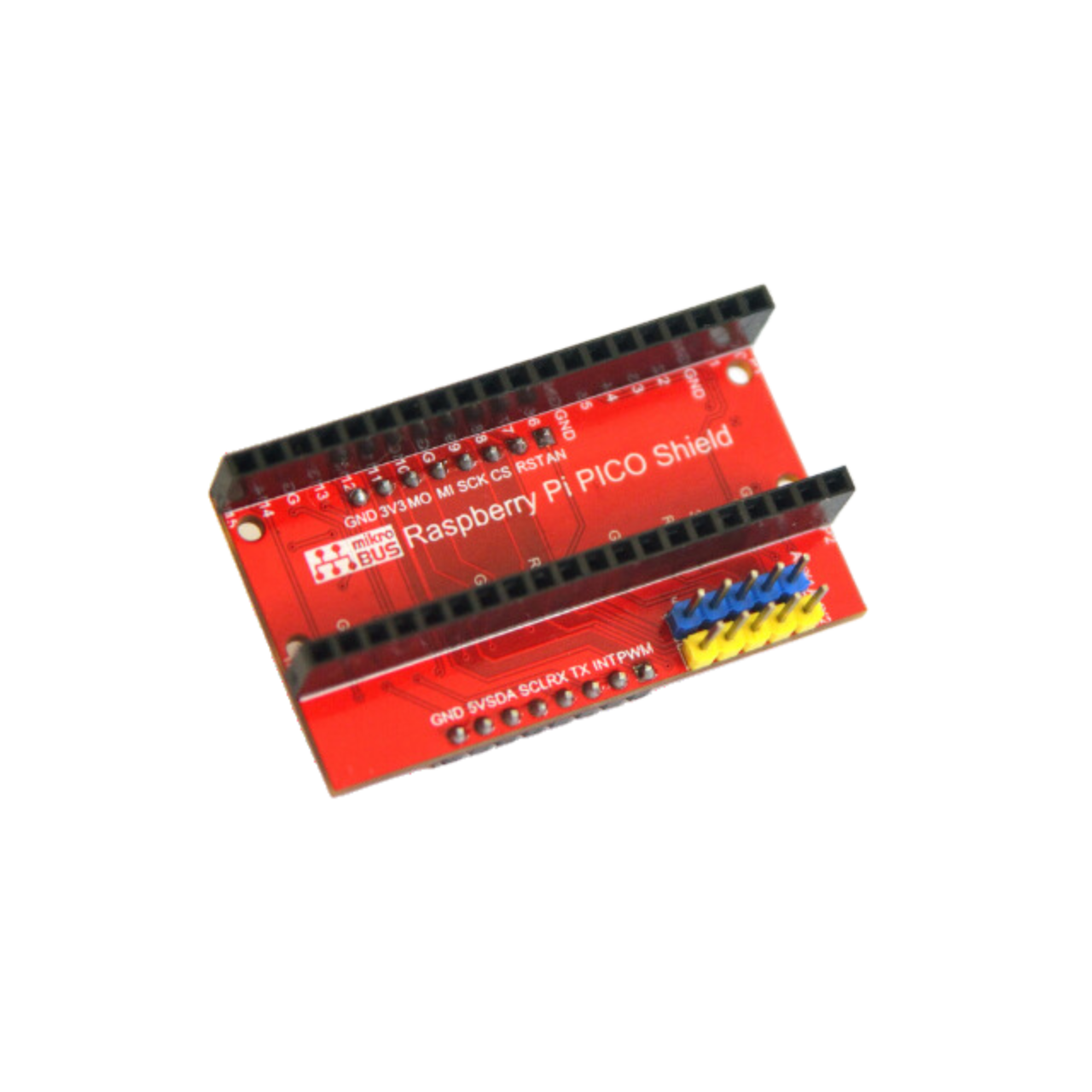 Raspberry PICO Shield -  Raspberry Pi PICO, Raspberry PICO W, Raspberry PICO 2, RP2040, RP2350, ESP32-S3, ARM, RISC-V,  CortexM0+,  CortexM33, Waveshare, Banana, Pimoroni, mikroBUS,  BME280, IoT, IIoT, embedded, Automation, Smart Home
